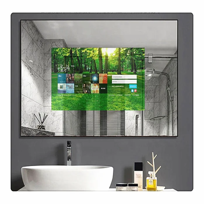 Custom Size Smart Wifi Android LED Bathroom Touch Screen Smart Mirror