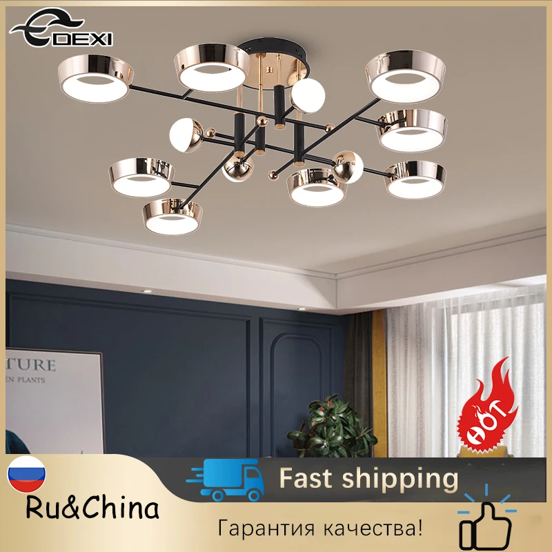 

Nordic Living Room Hanging Pendant Ligh Parlour Bedroom Ceiling Light Kitchen Room Decoration lamp LED Home Light 3-Color Light