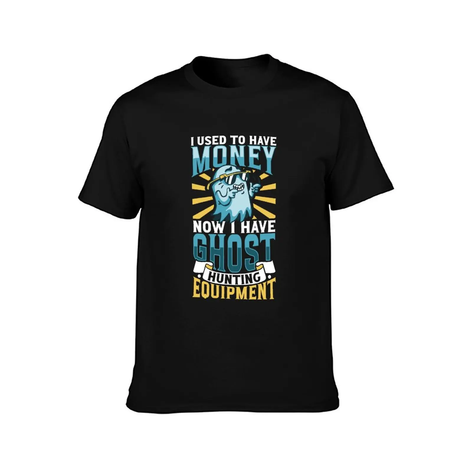 Ghost hunting equipment - Paranormal Researcher T-Shirt blue archive plus size clothes vintage clothes men tshirt image 2
