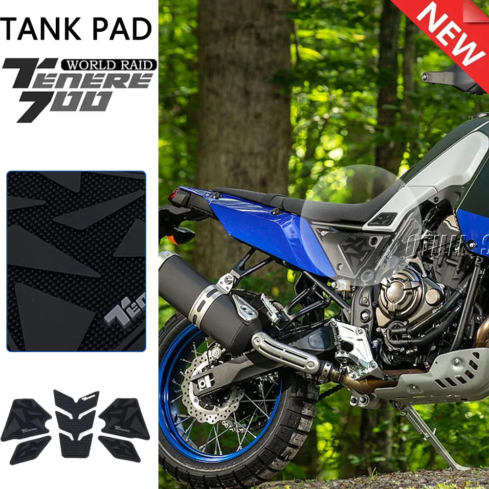 

Motorcycle Parts Tank Pad TENERE 700 World Raid 2022 Fuel Tank Pad Waterproof Pad For YAMAHA Tenere700 Stickers T700 T7 T-700