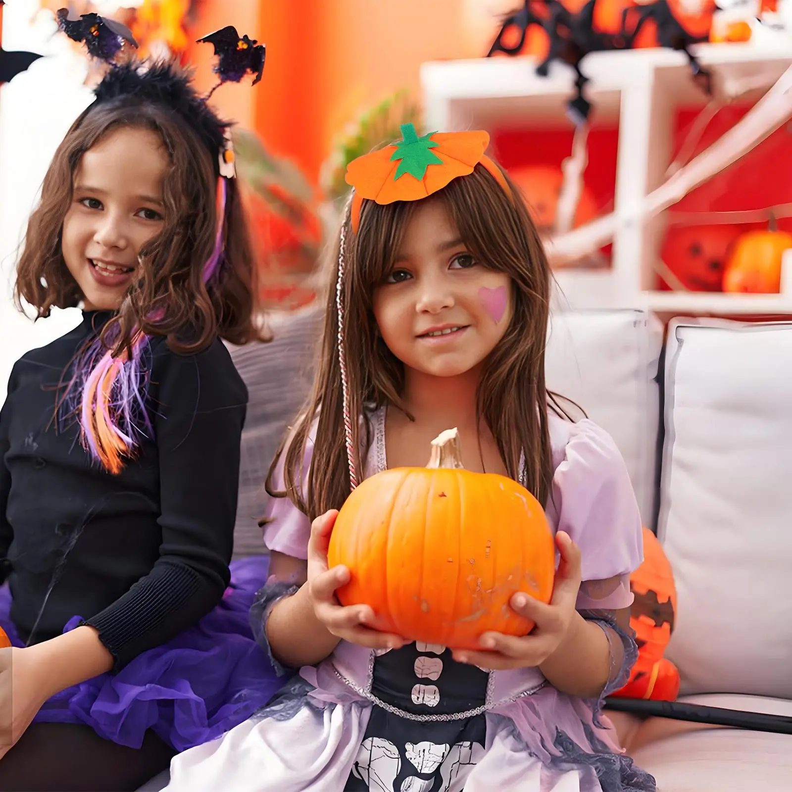 

Halloween Pumpkin Headband Styling Lightweight Comfortable Party Costume Prop Cosplay Accessories