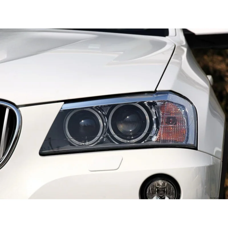 Suitable for 10-13 BMW X3 headlight assembly F25 modified arrow-style LED dual-color daytime running lights front headlights