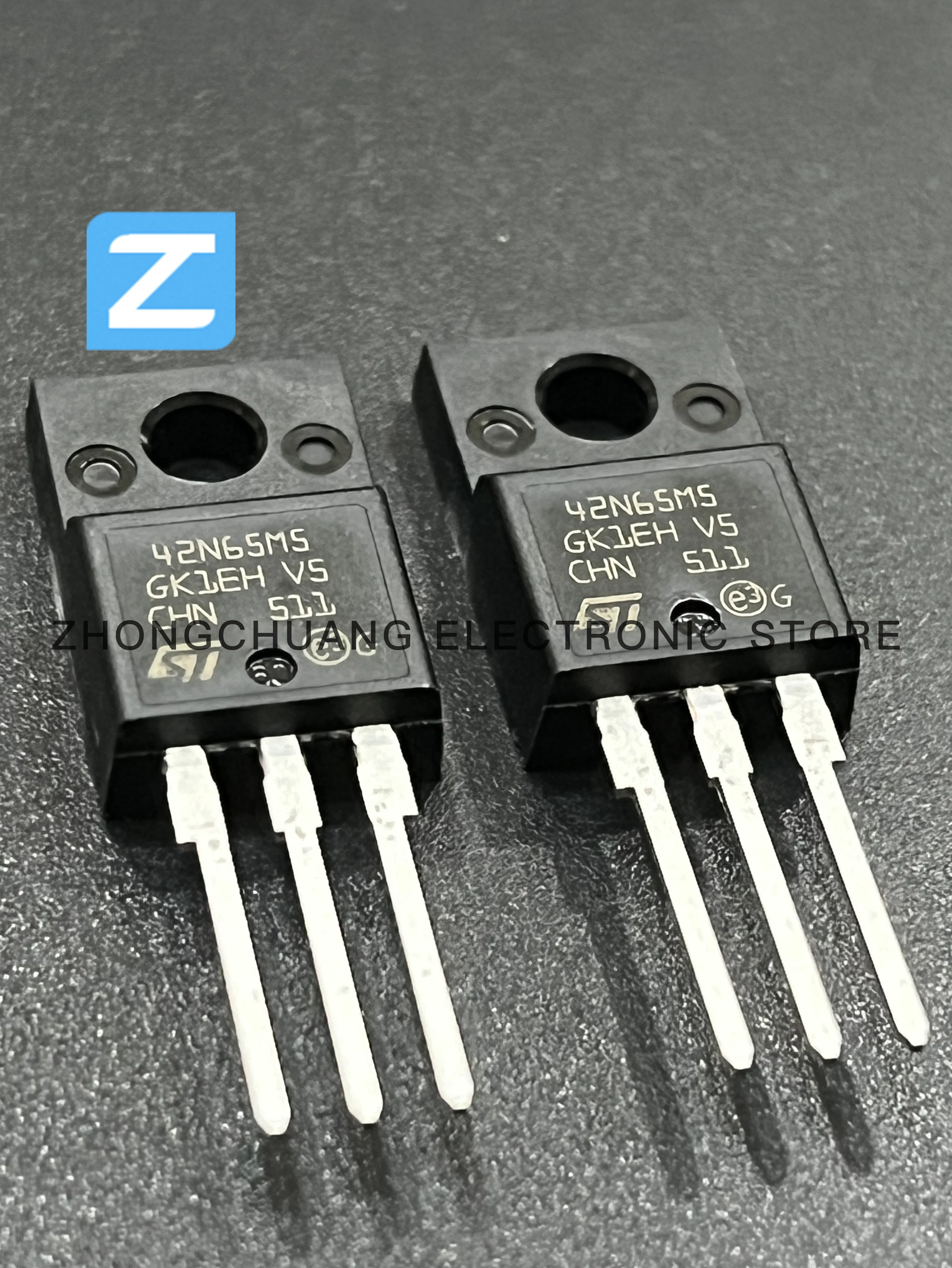 

1-10PCS STF42N65M5 42N65M5 TO-220F 650V 33A N-Channel MOSFET new original