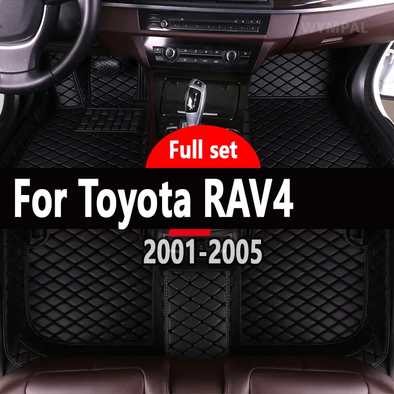 Car Floor Mats For Toyota RAV4 Ravufō XA20 2001 2002 2003 2004 2005 3door Anti-dirty Pads Car Carpets Floor Matt Car Accessories