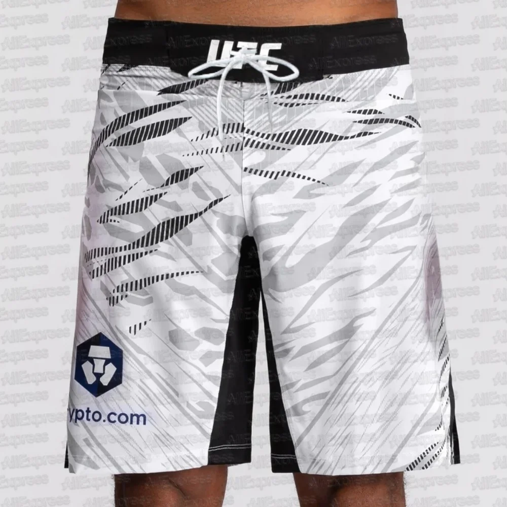 

UFC 2025 новые летние мужские быстросохнущие шорты для фитнеса, дышащие спортивные удобные впитывающие пот шорты, боевые боксерские шорты