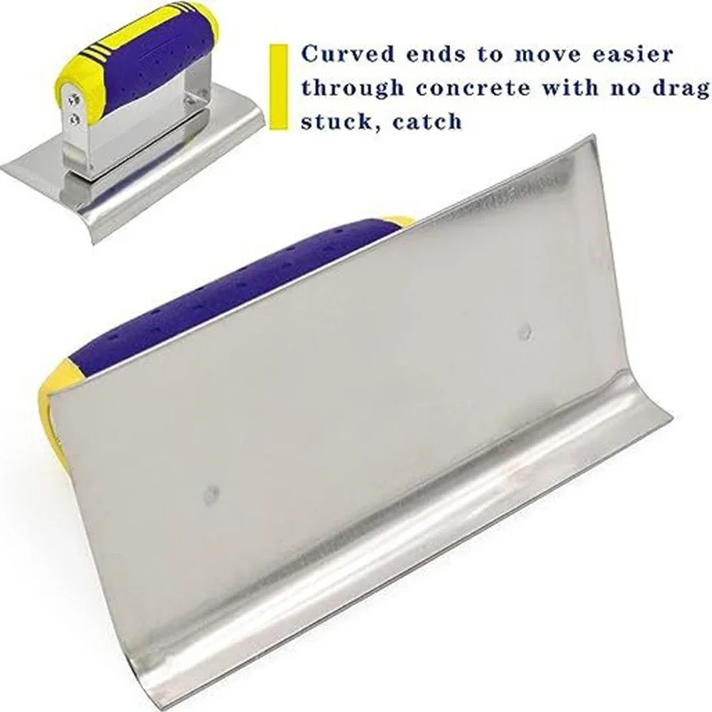 Sekop Sudut Baja Tahan Karat Alat Pembentuk Sudut Drywall Pengikis Dempul Alat Konstruksi Penyelesaian Semen Pengikis Spatula Dempul