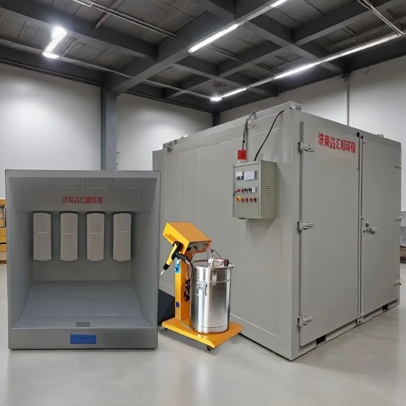 Electrostatic spraying high temperature curing room paint room full set of spraying equipment