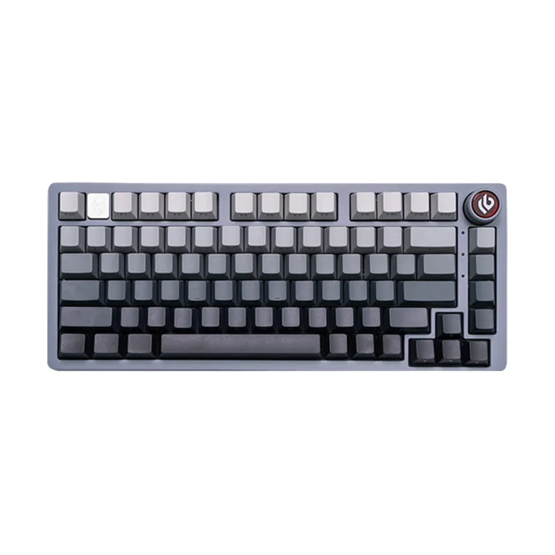 136 teclas Aula Leobog Keycaps Cherry Profile Gradiente Azul Lado Impresso Pbt Gateron Cherry Mx Máquina de jogos Teclado mecânico