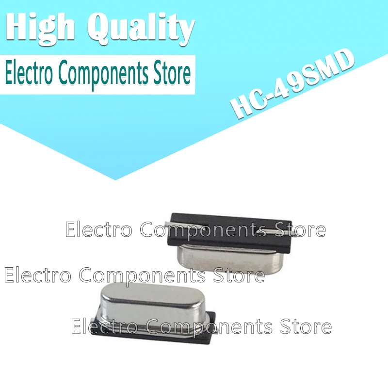 10PCS SMD Quartz Crystal Resonator Passive Oscillator HC49S 4Mhz 6Mhz 8Mhz 11MHZ 12Mhz 16Mhz 20Mhz 24Mhz 4.000mhz 8.000mhz 49SMD