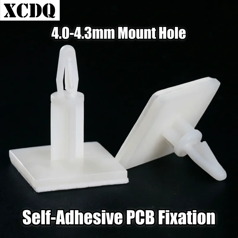 100Pcs/Lot Self-Adhesive Nylon PCB Spacer Standoff 3M Stick-On Insulated Support Pillar for Motherboard & Circuit Board Fixing