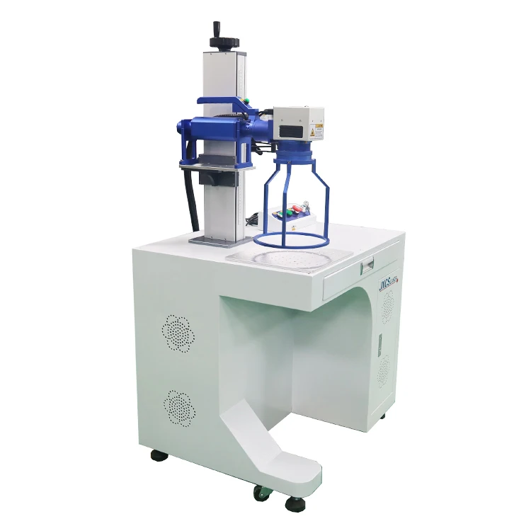 Hot 50W Handheld Marking Hines Gold Sliver Metal Fiber Laser Engraving Hine