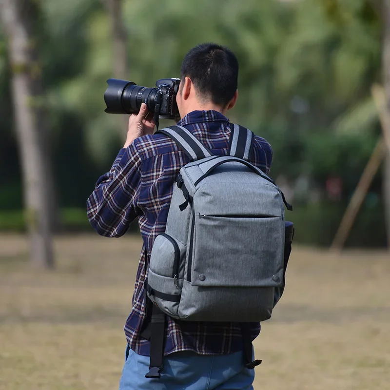 Large capacity shoulder camera bag Lightweight camera backpack SLR bag