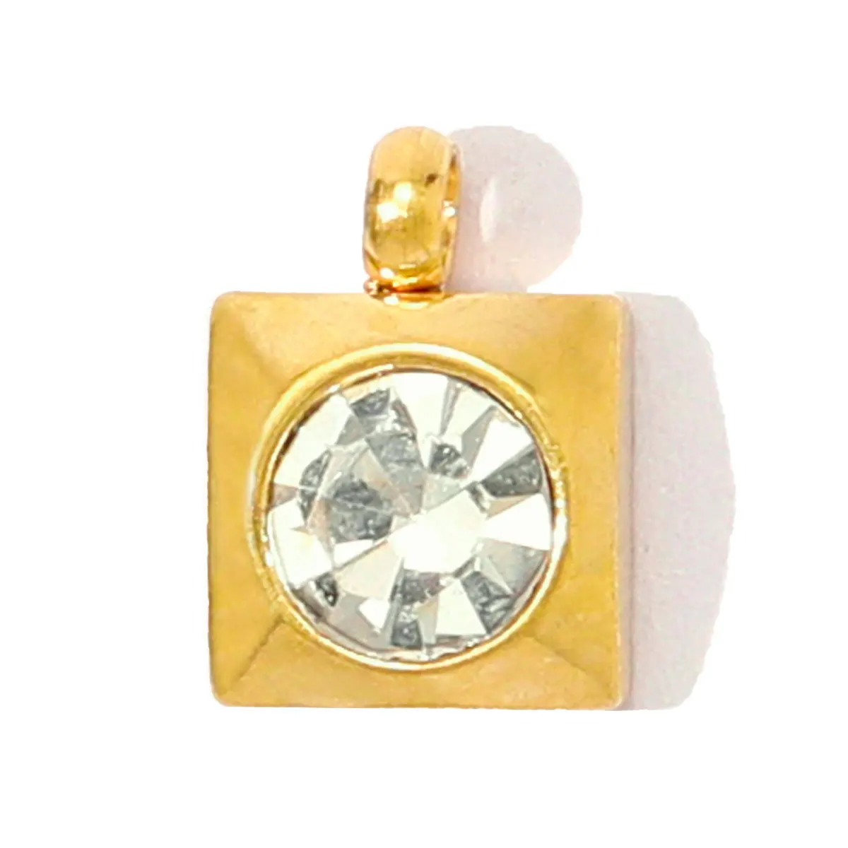 20 قطعة/الوحدة الفولاذ المقاوم للصدأ حجر الراين القلب ستار Diy بها بنفسك السحر النساء كريستال ساحة زهرة المعلقات لسوار المجوهرات بالجملة