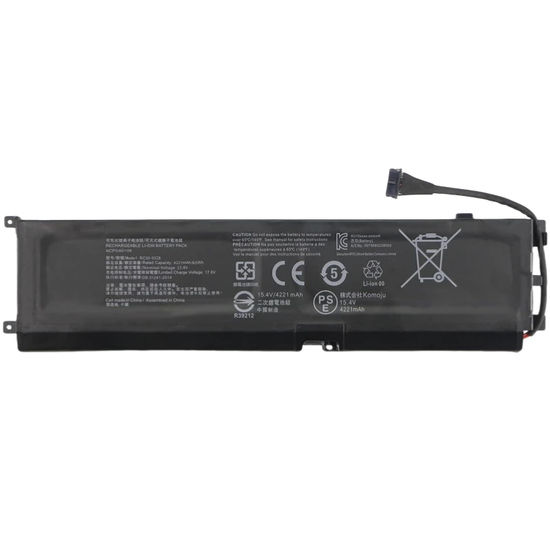 New RC30-0328 Laptop Battery 15.4V 65Wh For Razer Blade 15 Edition 2020 2021 RZ09-0328 RZ09-03287E22 RZ09-03304x RZ09-03305x