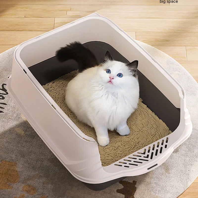 Bathroom Shovel Cat Toilet Stuff Training Kit Villa Scratcher Tray Large House Cage Goods Cat Bedpans Cave Arenero Pet Products