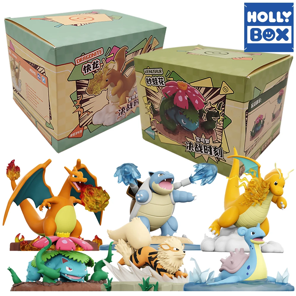 

Genuine HOLLY BOX Rare Action Figures Christmas Exquisite Party Gift Japanese Classic Anime Cute Image Creative Model Ornament