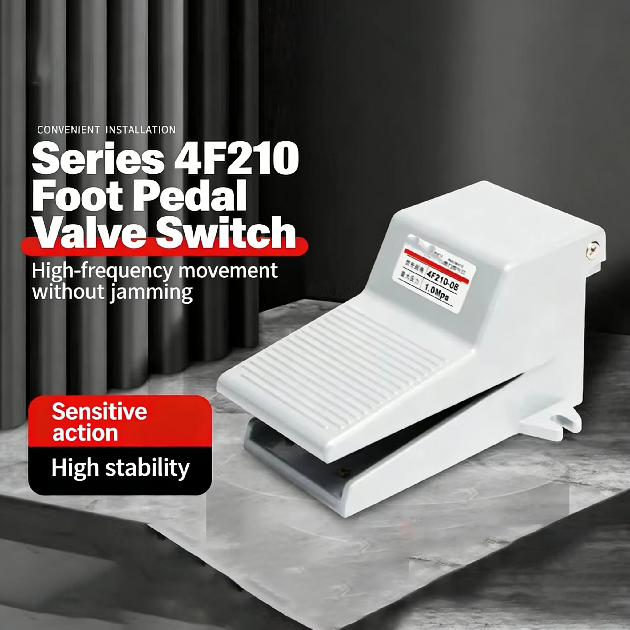 

Пневматический ножной клапан 4F210-08L, ножной клапан для управления цилиндрами, вентиляционный реверсивный клапан FV320FV-02