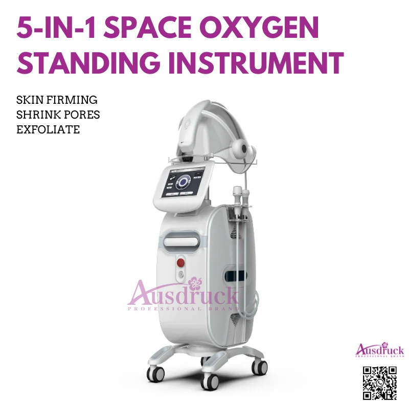 Five-in-one space oxygen photon standing instrument Tender skin beauty instrument comprehensive instrument small bubble