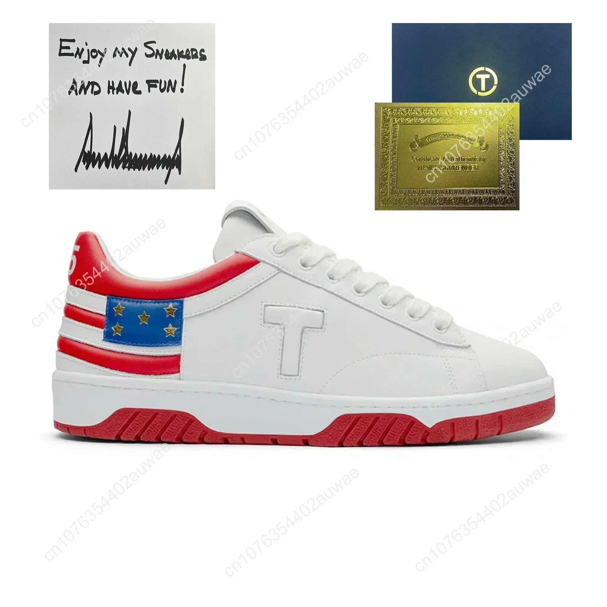 100% высокое качество Trump VICTORY Gold Shoes 2024 MAGA Never Surrender Кроссовки Higi Low Top Мужские женские повседневные ботинки Дорожная обувь