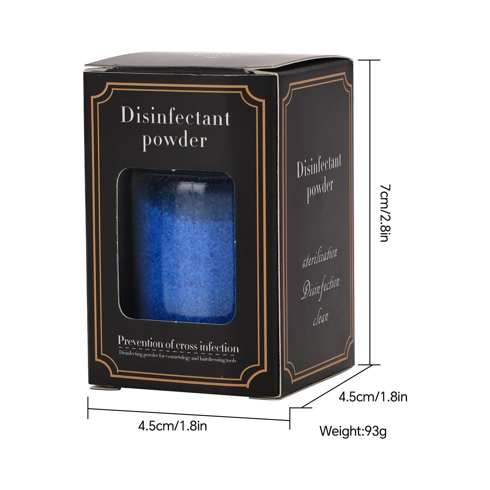 Stainless Steel Disinfection Jar for Salon Tools