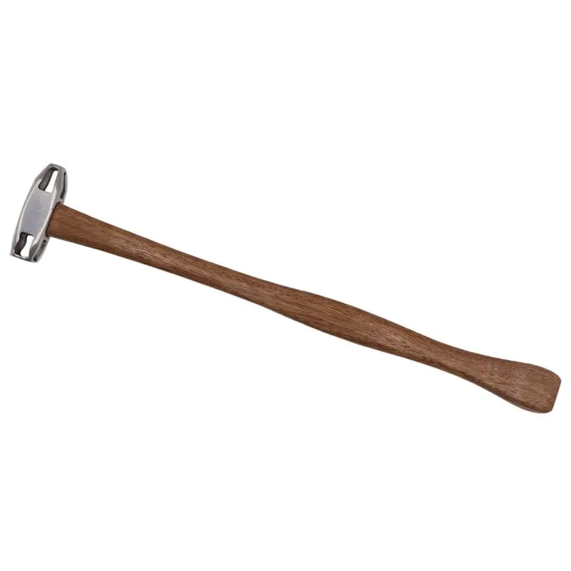 

Stainless Steel Car Dent Repair Hammer For Sheet Metal Seamless Shaping Tool Beech Wood Handle