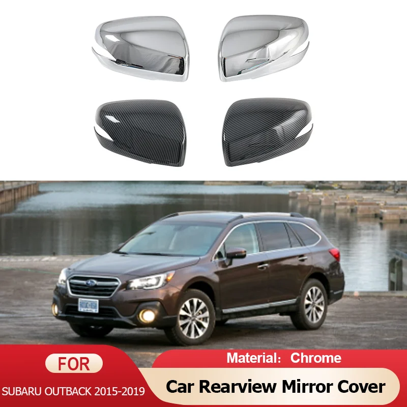 

for Subaru Outback BS MK5 2016 2017 2018 2015~2019 Chrome Car Accessories Side Rearview Mirror Cap Cover Trim Car-styling 2 Pcs