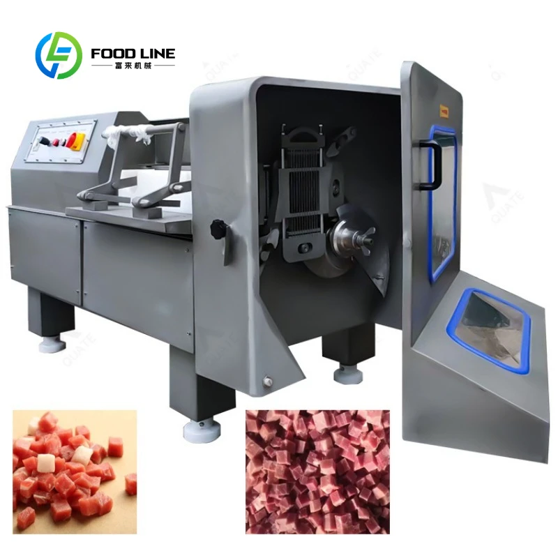 Chicken Beef Pork Cube Cutter for Commercial Frozen Meat Dice Cutting Meat Dicer Machine Frozen Meat Dice Machine