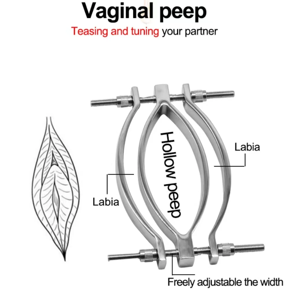 1pc Metal Pussy Clamp, Labia Clamp, Vaginal Dilator Sex Toys for Women, Adult Games for Women, Sex Products for Couples - Image 3