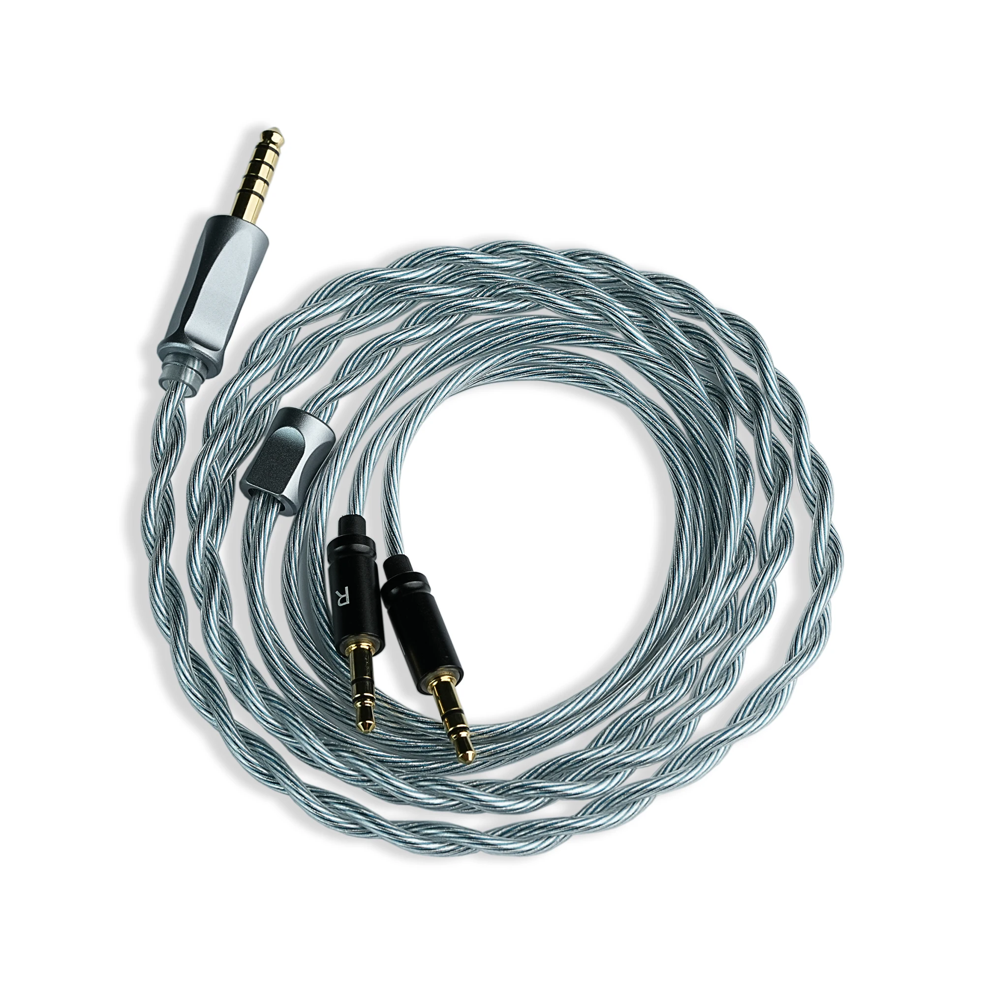 Kabel ulepszony Trusted-50 Dual 3.5mm, zbalansowany 3.5mm/4.4mm, do słuchawek Sennheiser, HIFIMAN, Audeze, DENON, SONY, Fostex — zdjęcie produktu 7
