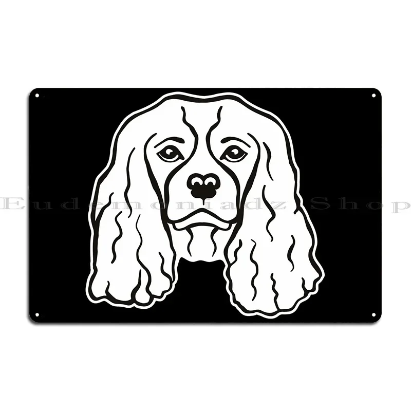 Cavalier King Charles Metal Plaque Poster Wall Mural Garage Designs Club Bar Pub Tin Sign Poster