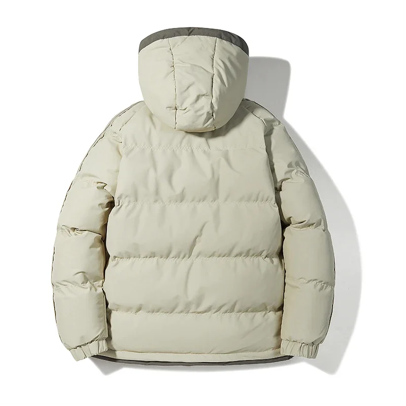 Puffy quente |   À prova de vento acolchoado puffer jaquetas masculino casual oversized com capuz parka casaco inverno ao ar livre diário deslocamento wear