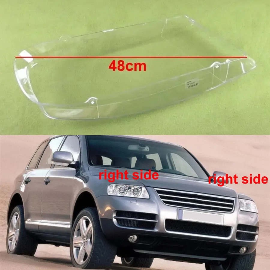 

Для Volkswagen VW Touareg 2003-2006 корпус фары прозрачная маска крышка корпус фары плексиглас заменить оригинальные линзы