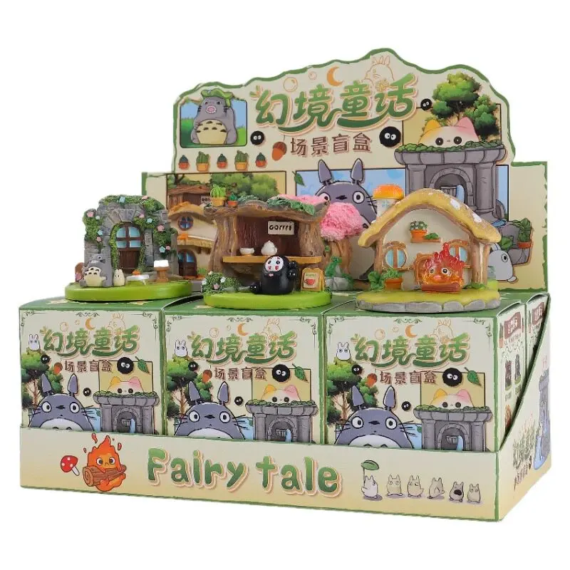 

Original Hayao Miyazaki Fantasy Fairy Tale Scene Blind Box Anime Classic Figure Doll Collectibles Souvenirs Toy Gift Wholesal