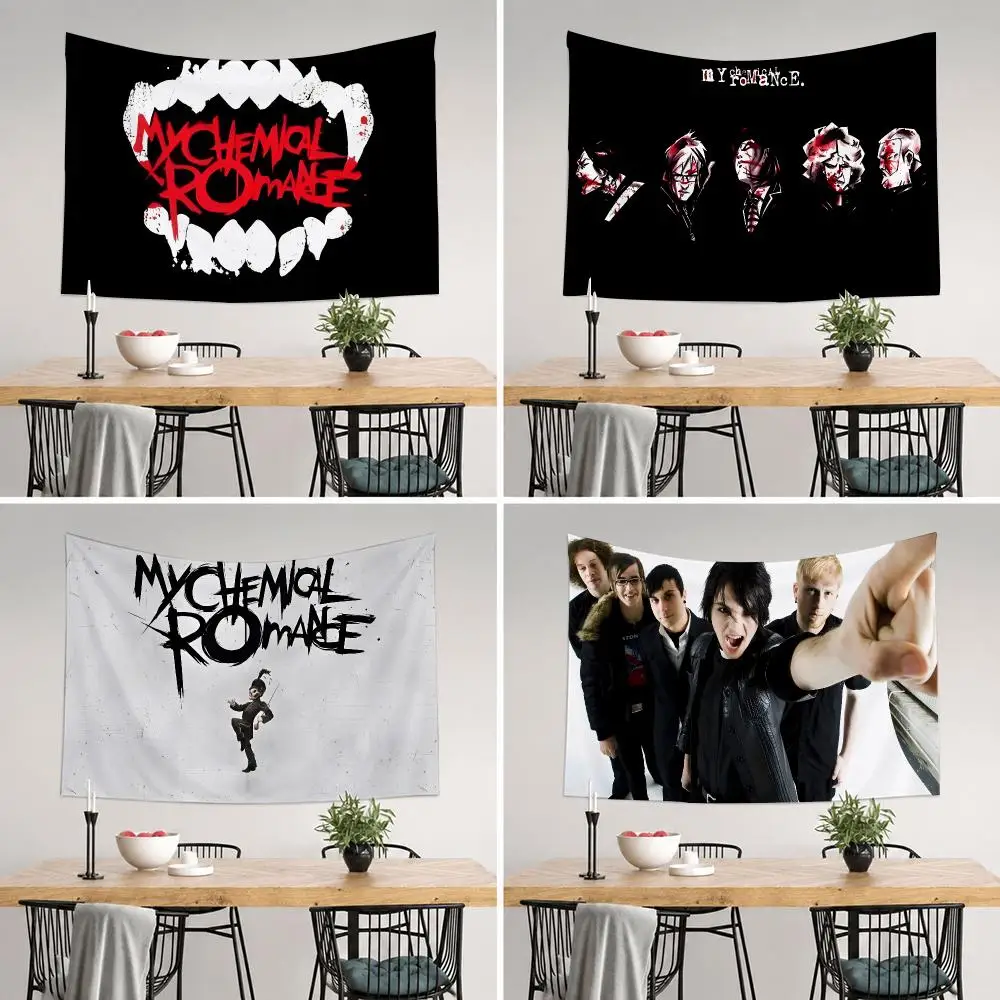 My Chemical Romance Tapestry Tapestry Wall Hanging For Bedroom Dorm Living Room Decor Aesthetic