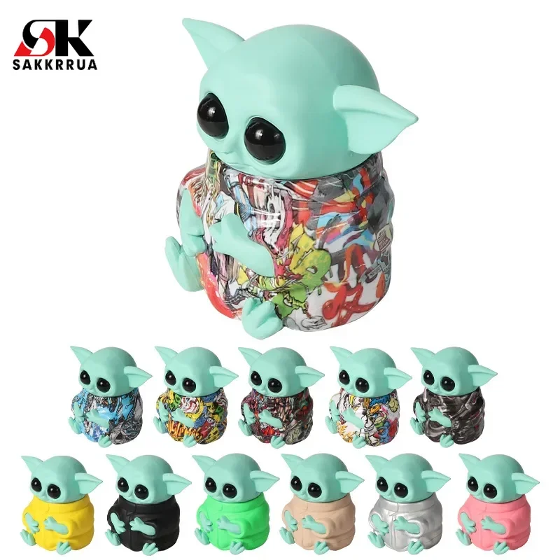 

Sakkrrua Creative Metal Tobacco Grinder, Yoda Tobacco Grinder, Zinc Alloy Three Layer Drawer Shaped Tobacco Grinder,1 Set