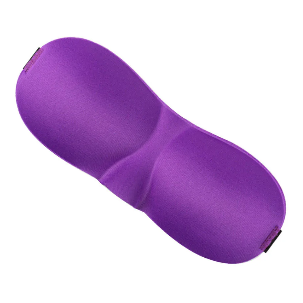 

Sleep Mask Purple Comfortable Lightweight 3D Contoured Super Adjustable for Sleeping Travel Work Naps Cover