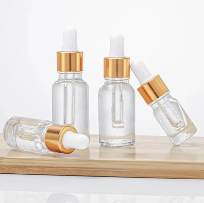 

Transparent Flat Shoulder Glass Emulsion Container Custom Glass Dropper Bottle for Hair Eye and Essential Oils Frosted Packaging