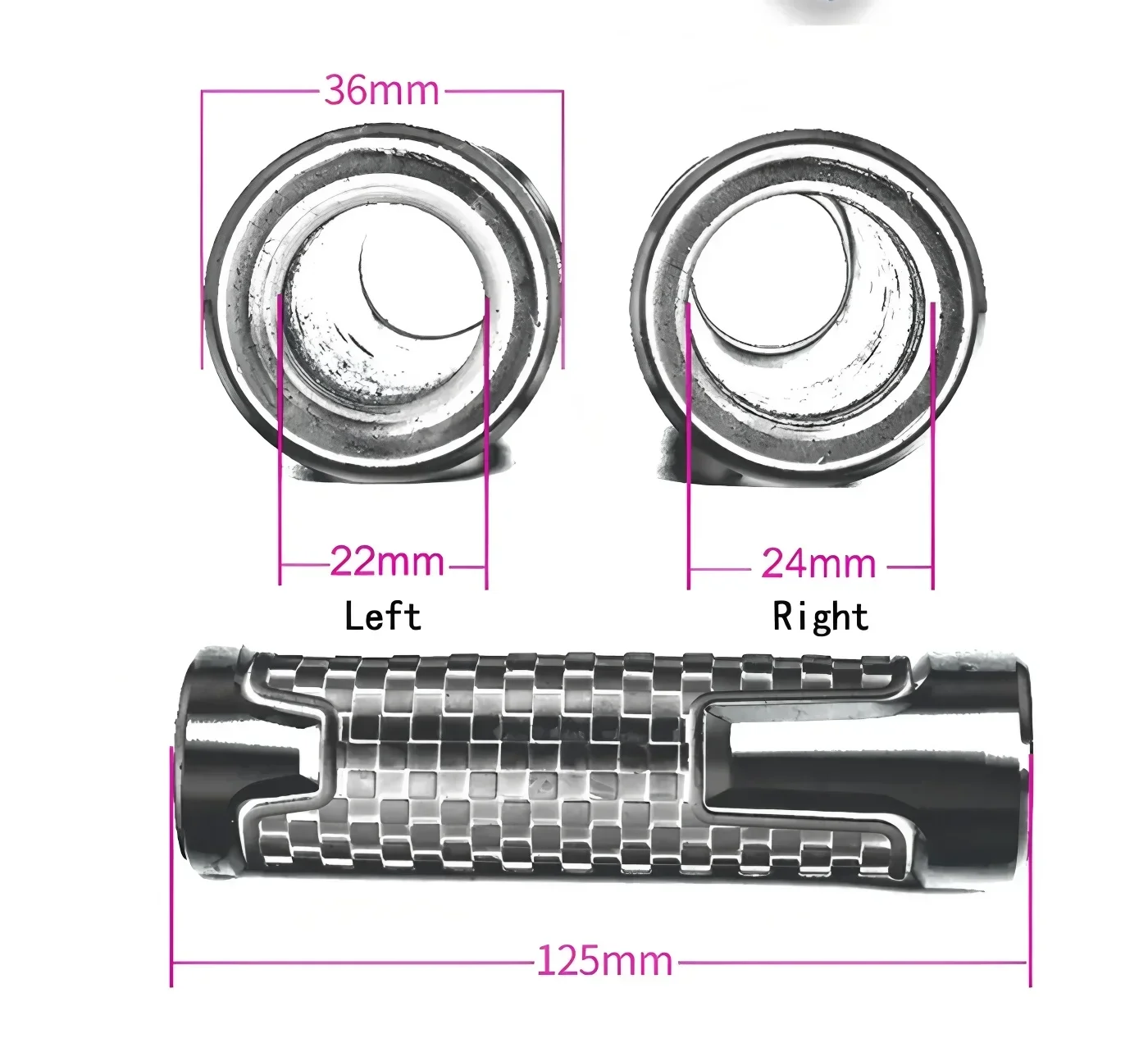 Motorcycle Non Slip Handlebar Grips Throttle For  YZF-R1 98-25 YZF-R3 15-26 YZF-R6 19-20 YZF-R15 09-26 YZF-R125 08-26
