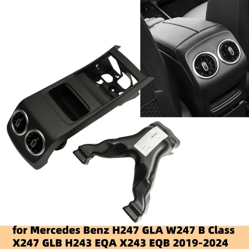 

For Mercedes Benz H247 GLA45 W247 B200 B250 X247 GLB35 H243 EQA X243 EQB 2019-2024 No Light Genuine Rear Air Conditioner Outlet
