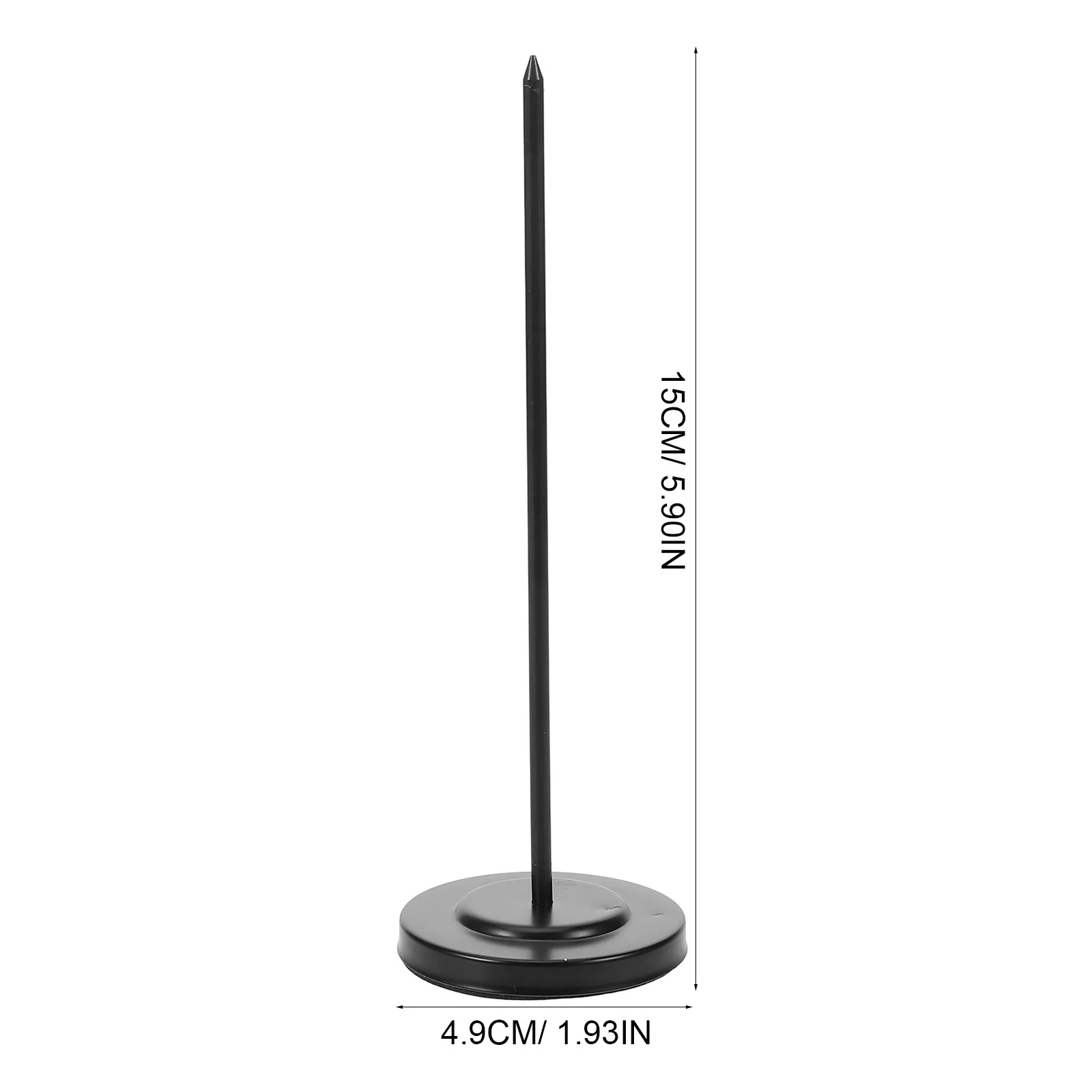 Restaurant Receipt Holder Spike Straight Rod Bill Organizer for Hotels Shops Offices Desktop Memo Note File Storage