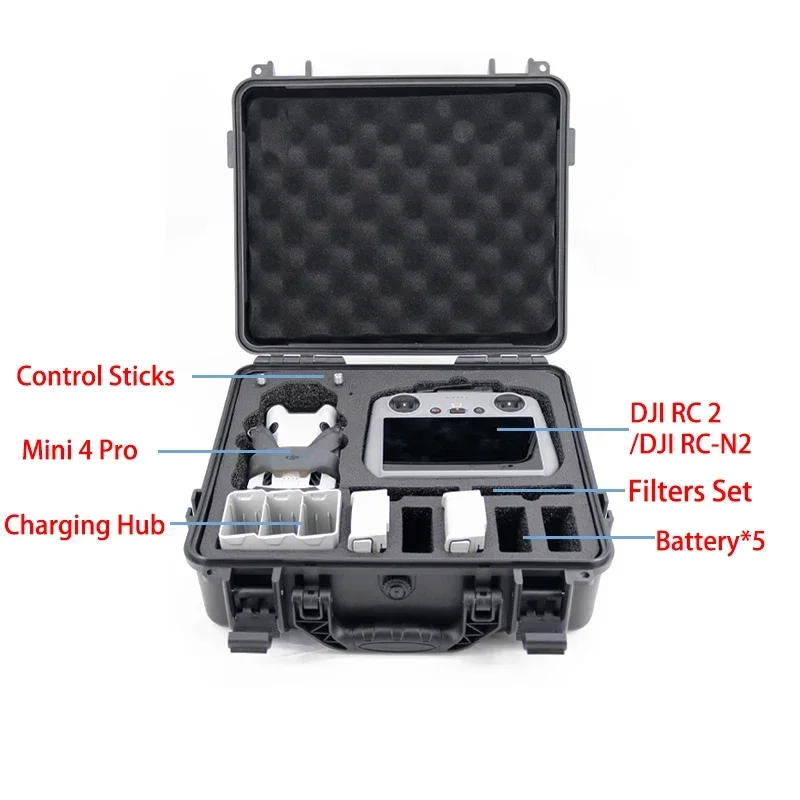 Suitable for DJI MINI4PRO Drone Suitcase Case Bag Drone Accessories Waterproof  Storage Bag Case Drone Chest Explosion Proof Box