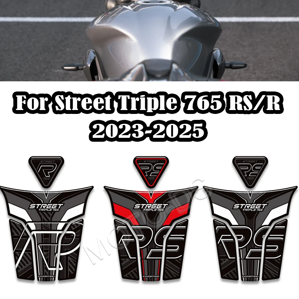 

765R 765RS комплект ручек на бак мотоцикла, наколенник, защитная наклейка на крыло для Triumph Street Triple 765 RS R 2023 2024 2025