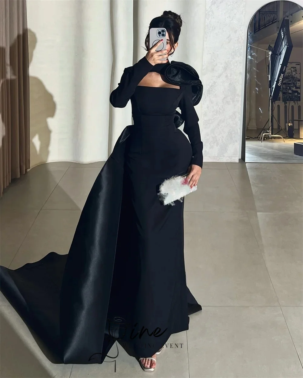 Oine Customized 2026 Fashion Sexy Jersey Ruffle Pleat Straight Strapless Long Dresses Bespoke Occasion Celebrity Sizes Available