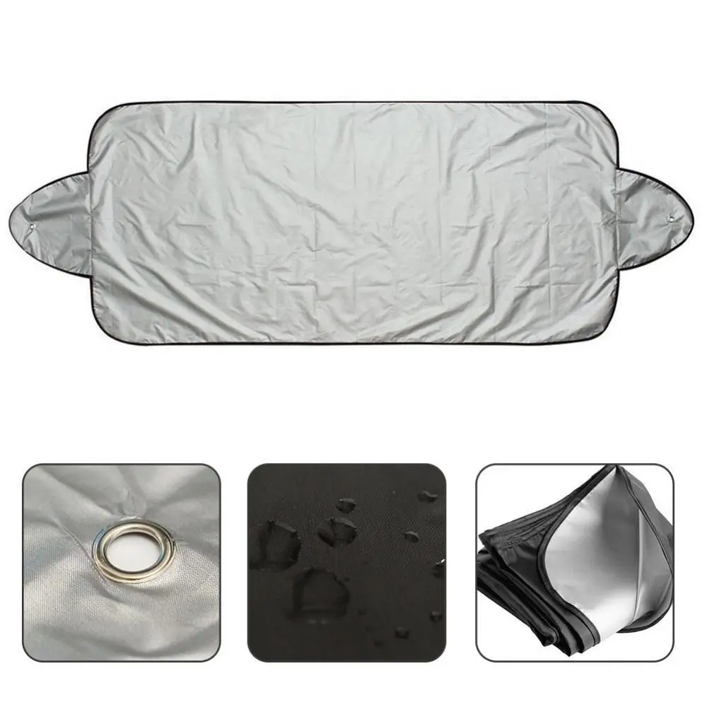 Windproof Dustproof Sunshade Cover Window Guard Screen Car Windscreen Cover Car Snow Ice Protector Front Windshield Cover