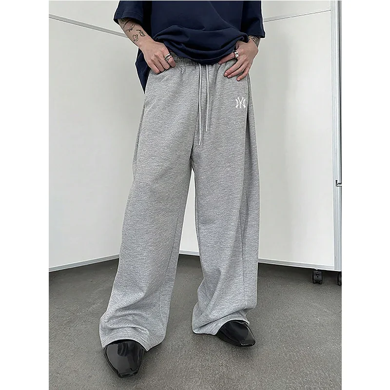 

Men's Pants Fashion Solid Color Breathable Casual Long Pants Loose Lightweight Trousers Male Large Size Streetwear Trousers