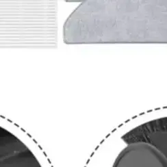 For Haier HSR Home Robot Vacuum Cleaner Main Side Brush Filter Mop Cloth Replacement Kit Deep Cleaning Accessories Set