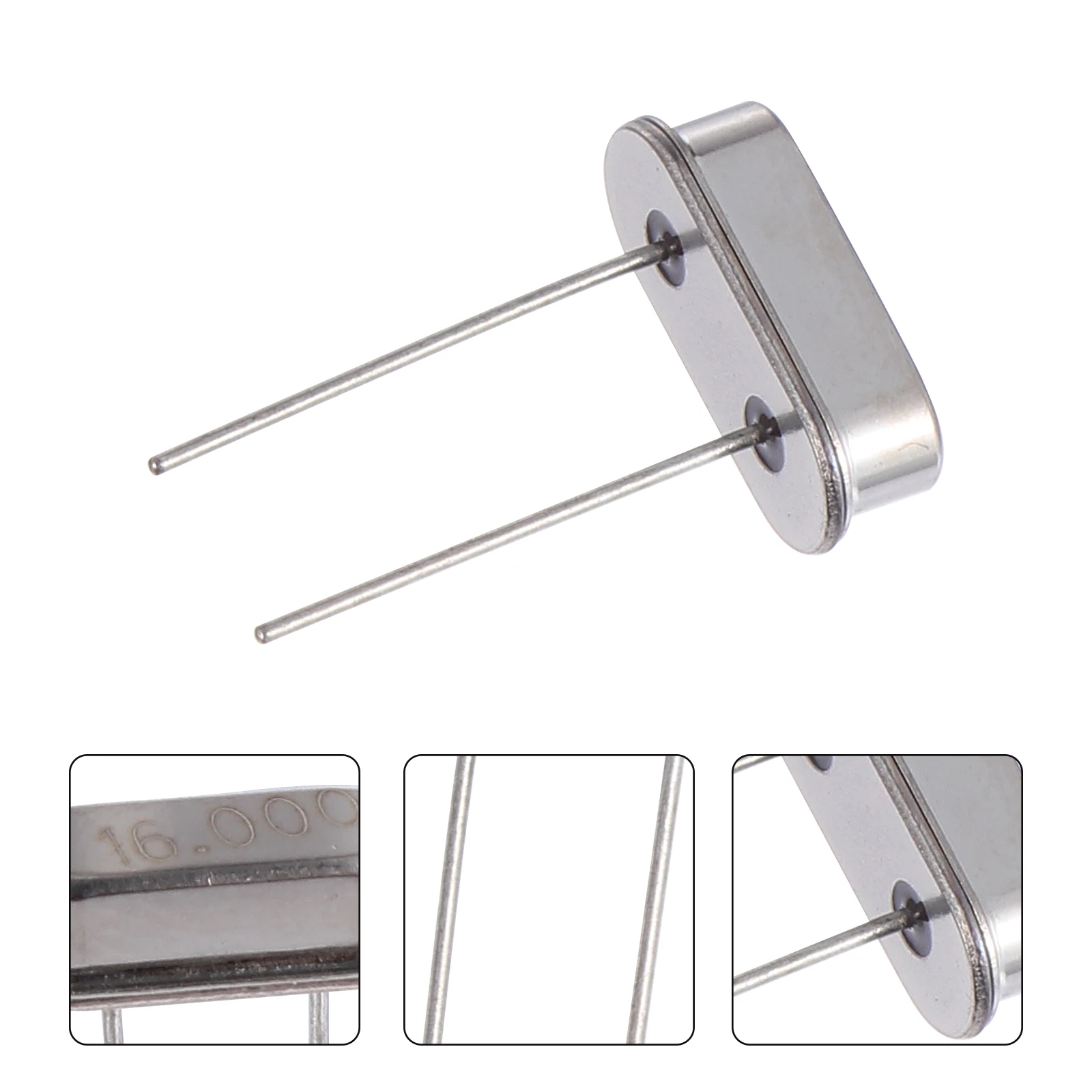 50Pcs Passive Quartz Crystal Resonators Extended Temperature Range High Stability Crystal Oscillators for Remote Controller