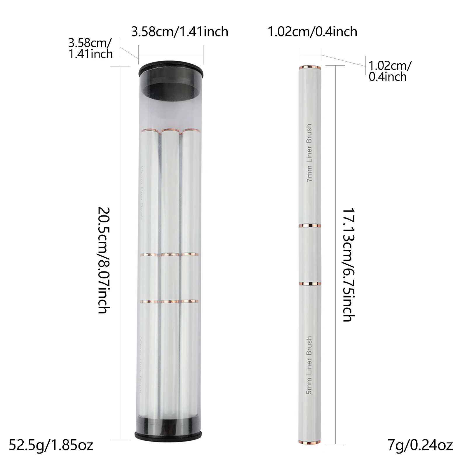 5 Pcs Makeup Brushes Set Precise Makeup Eye Shadow Foundation Brush Women Cosmetic Powder Blush Blending Beauty Make Up Tools