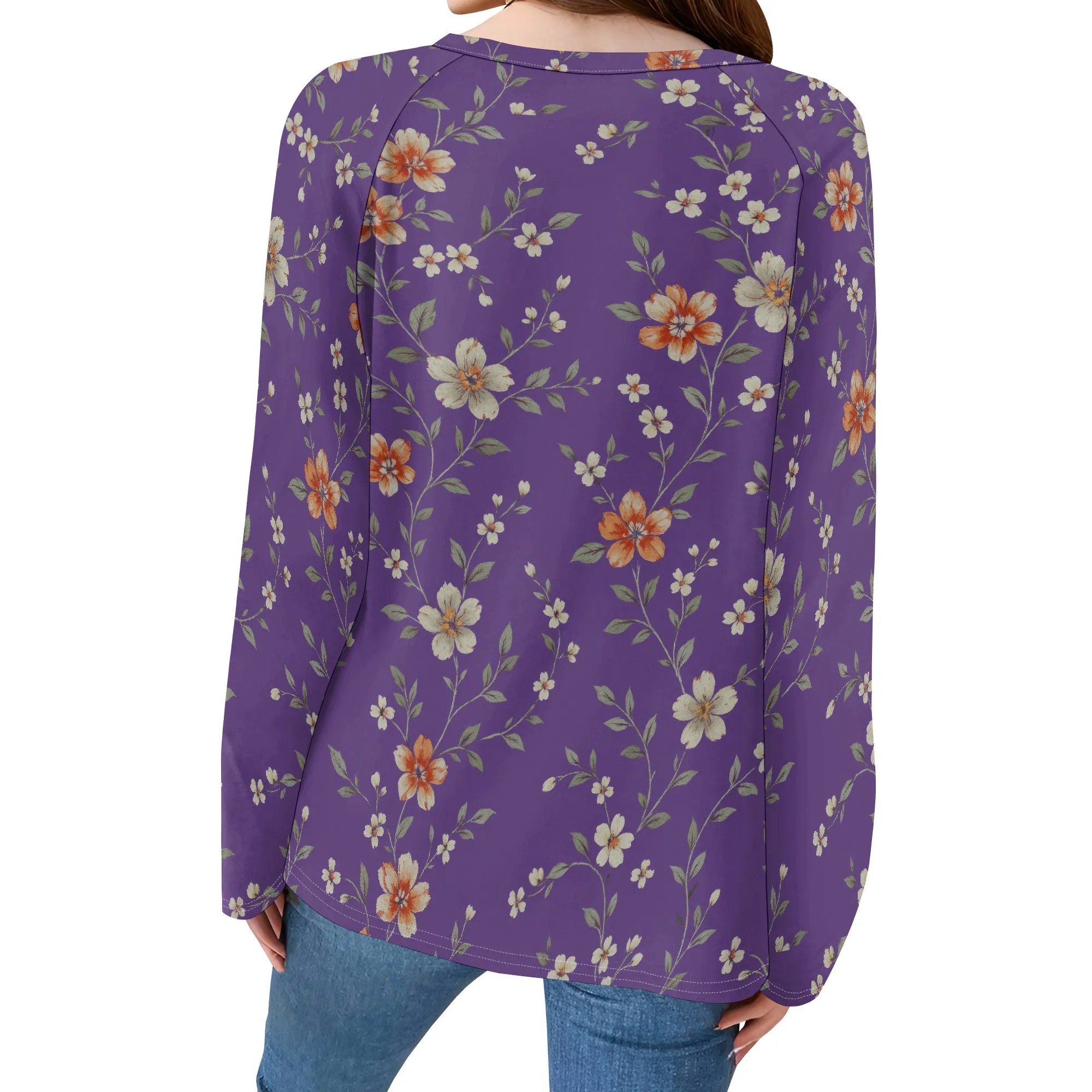 Women Boho Blouses Dressy Casual Long Sleeve Fall Tops Pleated Loose Fit Tunic Blouses T Shirts 2025 Trendy Clothes