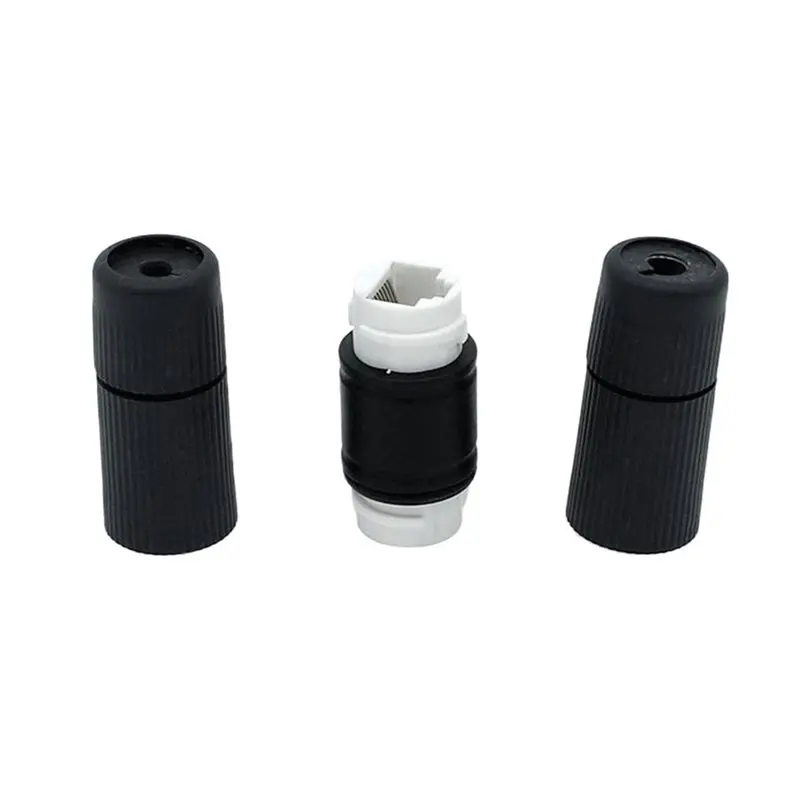 Ingenious-9X IP68 Waterproof RJ45 Coupler CAT6/Cat5e/CAT5 Female To Female Connector 8Pin Ethernet LAN Cable Extender